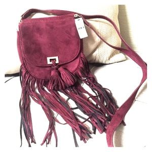 Express suede feel small Crossbody