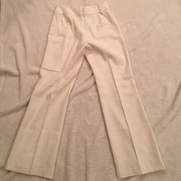 Ann Taylor Cream Dress Pants - Picture 4 of 4