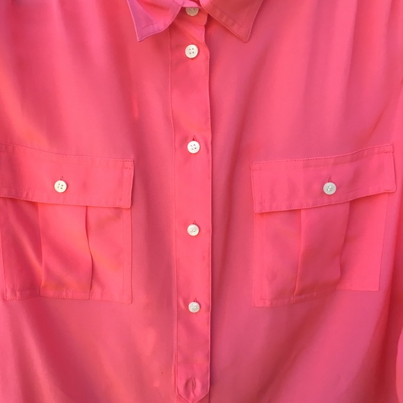 Silk button down - Picture 3 of 4