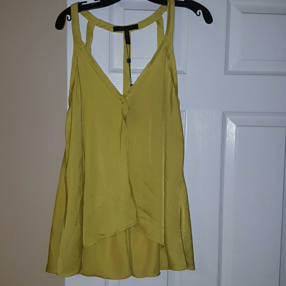 Sexy Dark Lime BCBGMAXAZRIA V-neck