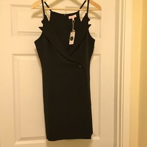 Sexy, black, wrap-ish dress
