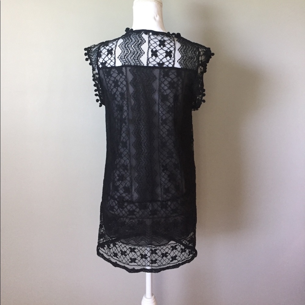 Black Lace Dress - Picture 2 of 4