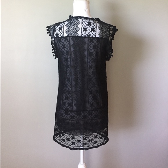 Black Lace Dress - Picture 2 of 4