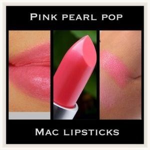 Pink pearl pop Mac lipstick