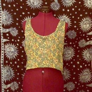 Floral crop top