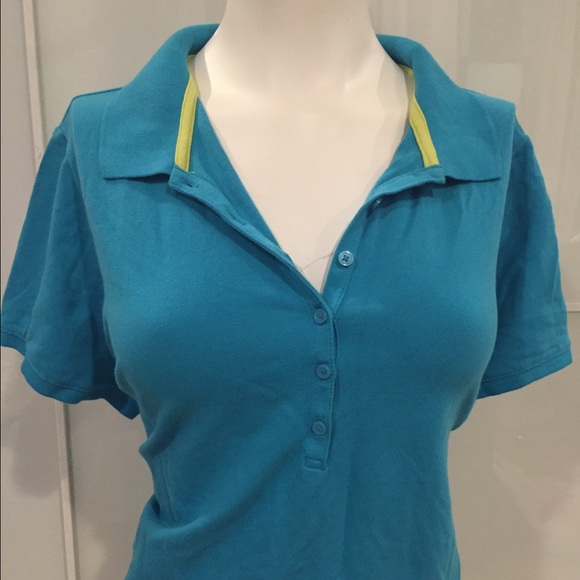 Plus-size Bright Blue Polo from JCP! Never worn! - Picture 2 of 3