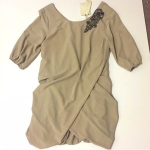 NWT MM couture beaded dress