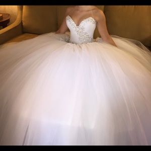 Custom Made Princess Wedding Dress
