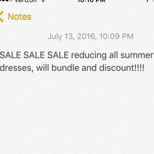 Sale, sale, sale!!!! All dresses on sale