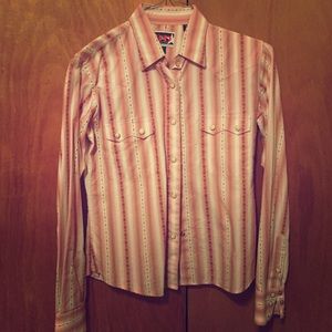 Button up western shirt