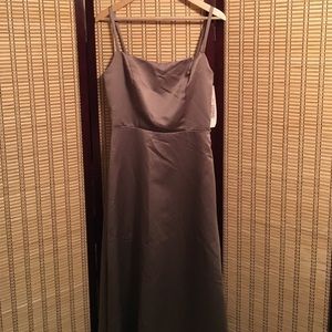 NWT gown copper-mauve with copper inlay