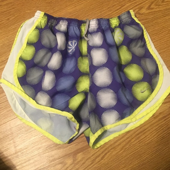 Purple Nike shorts