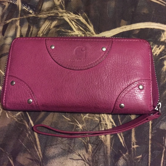 Pink Carhartt Leather Wallet
