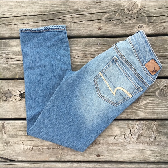 American Eagle Outfitters Denim - AEO Distressed Capris