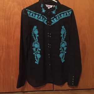 Button up western shirt