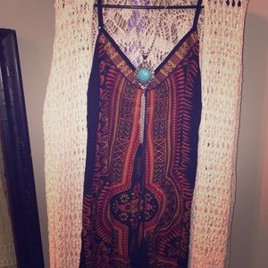 Tribal fringe dress