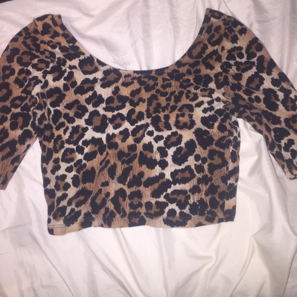 Cheetah crop top