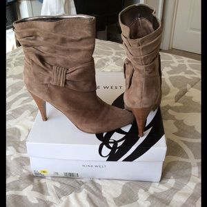 Nine West Tan Suede Boots