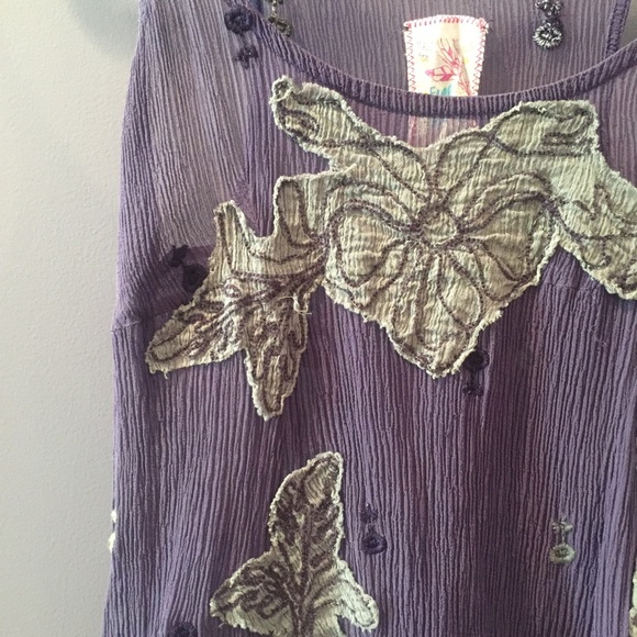 Free People Embroidered Top - Picture 4 of 4