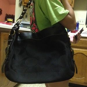 black coach purse
