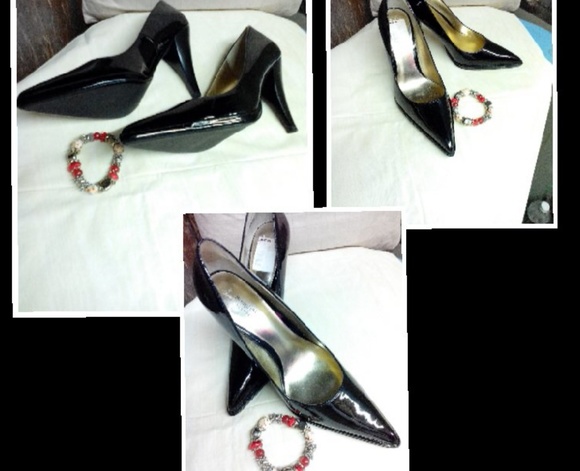 ♡HP♡Vera Wang "Black Patent Heels.( HP♡Dec/16 - Picture 2 of 4
