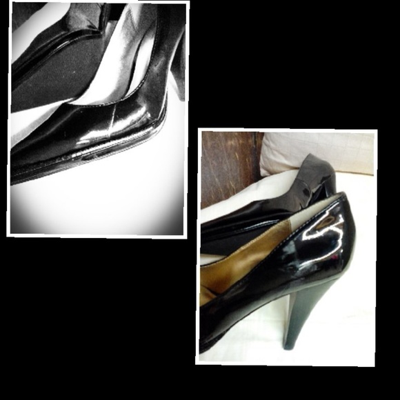 ♡HP♡Vera Wang "Black Patent Heels.( HP♡Dec/16 - Picture 4 of 4