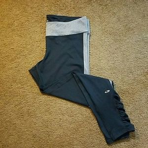 Black and Grey Workout Leggings - C9 by Champion