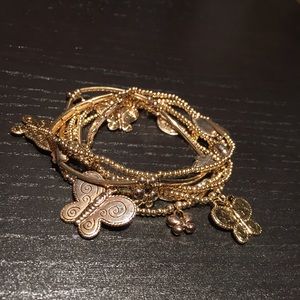 Gold Bracelet Set