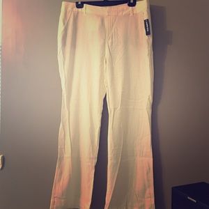 Old Navy white linen pants NWT