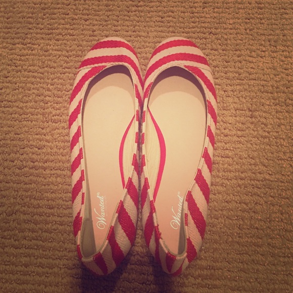 Ride and off white striped flats - Picture 1 of 2