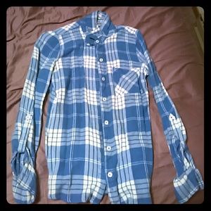 Light blue flannel shirt