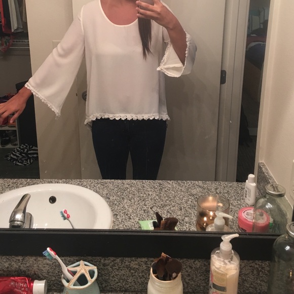 Sheer blouse