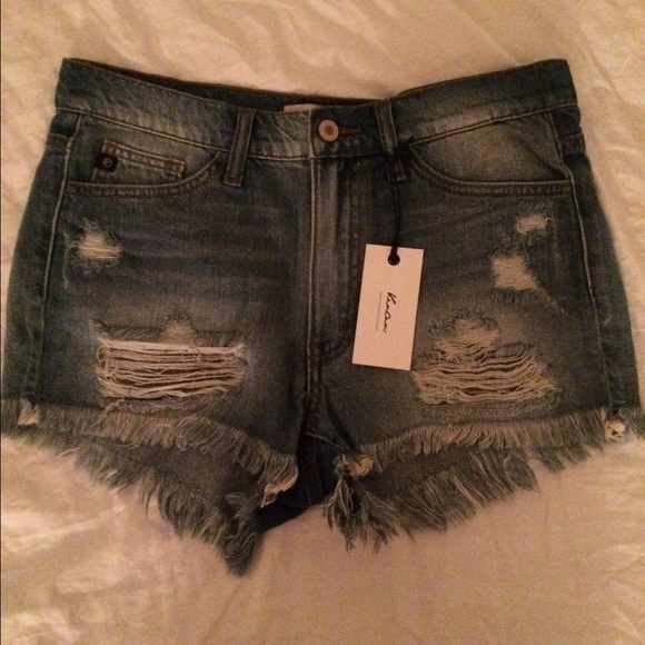 Pants - NWT Distressed Denim Shorts