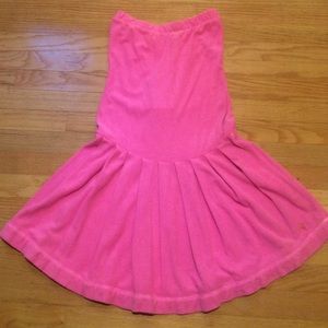 Juicy couture baby pink strapless dress