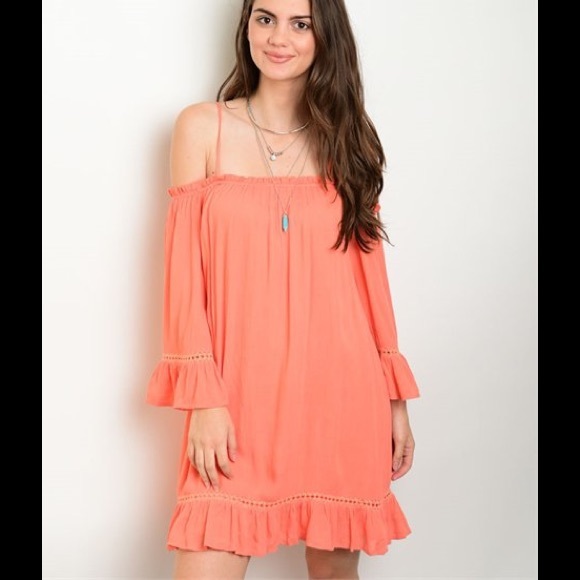 ❌BIG SALE Coral Boho Dress-Host Pick - Picture 3 of 4