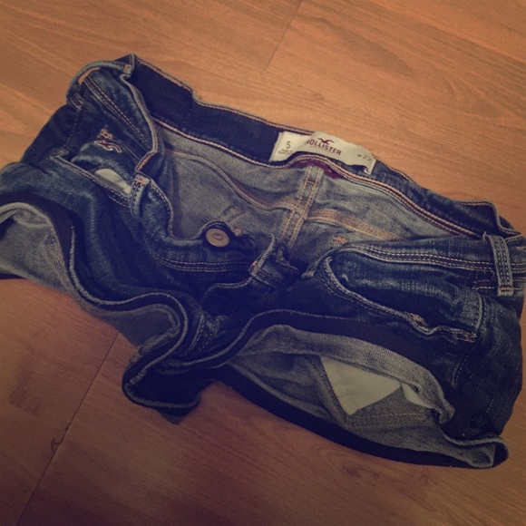 Hollister denim short-shorts