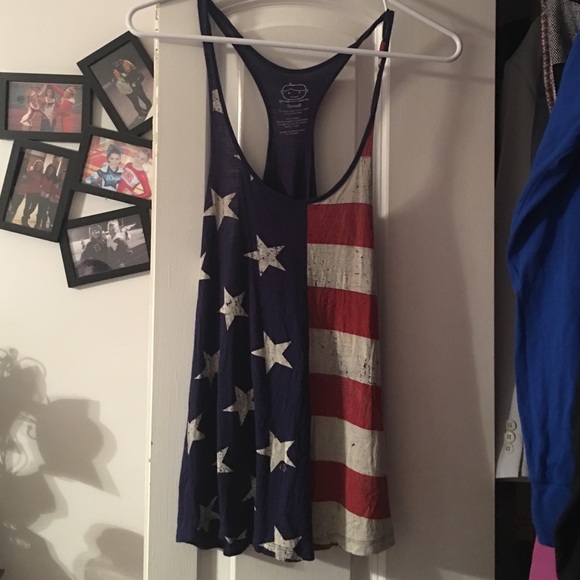 American Flag tank