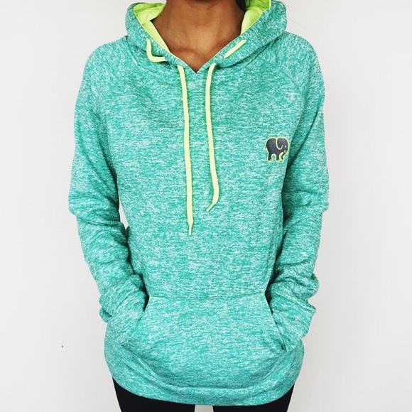 Ivory Ella medium neon green/ yellow hoodie