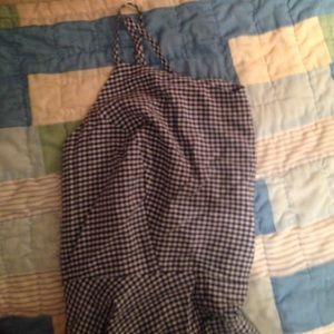 Blue and white Gingham sundress