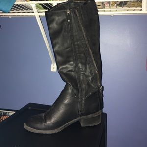 Vera Wang Black riding boots
