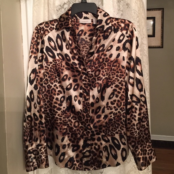 Chicos leopard blouse