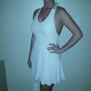 Cream lace back Marilyn dress
