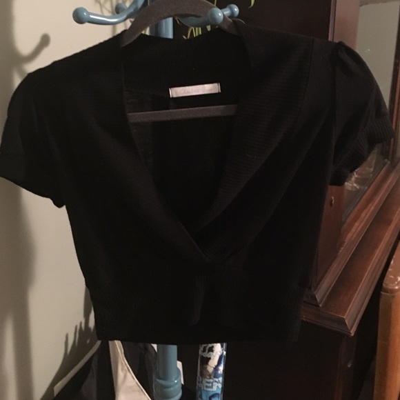 Charlotte Russe black pullover shrug!