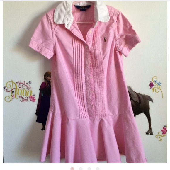 Girls Pink RL Dress