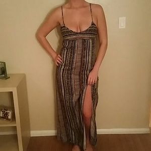 SOLD Patterned Maxi Dress