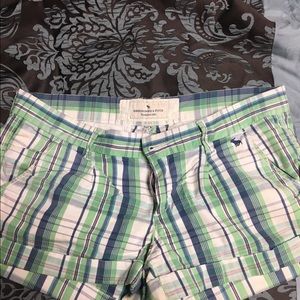 Abercrombie and Fitch plaid shorts