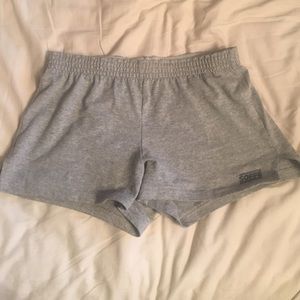 Gray Soffe cheer short in size Small