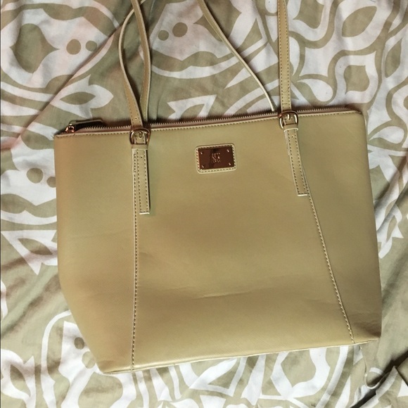 NY & co beige tote