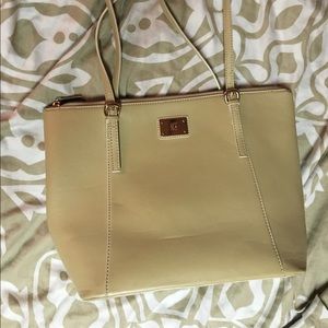 NY & co beige tote