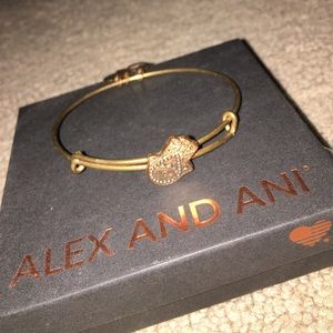 Alex and Ani hand of Fatima slider bracelet